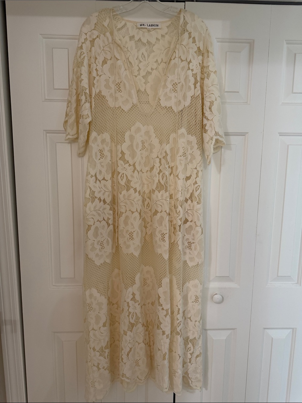 Mr. Larkin Lola Dress Ivory Size XL